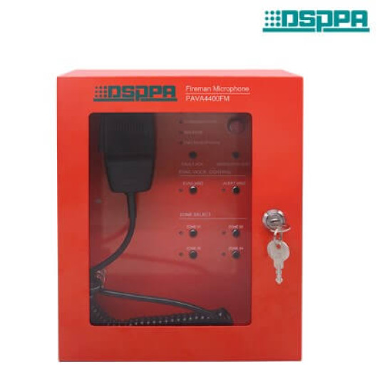 Microfon Pompier DSPPA PAVA4400, Certificare EN54