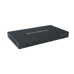 Switch HDMI Seamless, Multiviewer 4x1 Evoconnect HDS-841MV2, 1080P@60Hz, 5 moduri de afisare, cu telecomanda