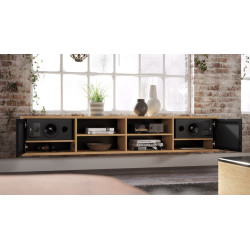 Sistem Stereo Lyngdorf cu amplif. TDAI-1120 + boxe incorporabile in mobilier full-range CS-1