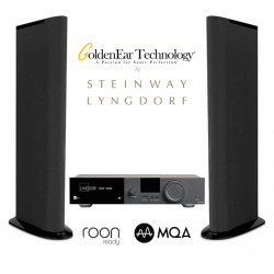 Sistem cu boxe Goldenear Triton One si amplificator 2x200W Lyngdorf TDAI-3400, Roon ready, MQA, Tidal Connect