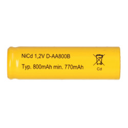 Acumulator Mexcell 1.2V NS80AAI, Capacitate 800mAh Ni-Cd Bulk