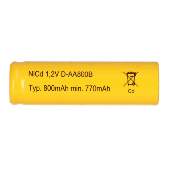 Acumulator Mexcell 1.2V NS80AAI, Capacitate 800mAh Ni-Cd Bulk
