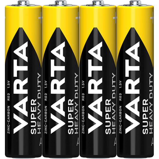 Baterii AAA LR3 1.5V Varta Super Heavy Duty Bulk 4