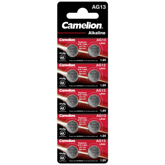 Baterii Ceas SR44SW AG13 LR44 G13 A76 1.5V 140mAh Camelion Blister 10