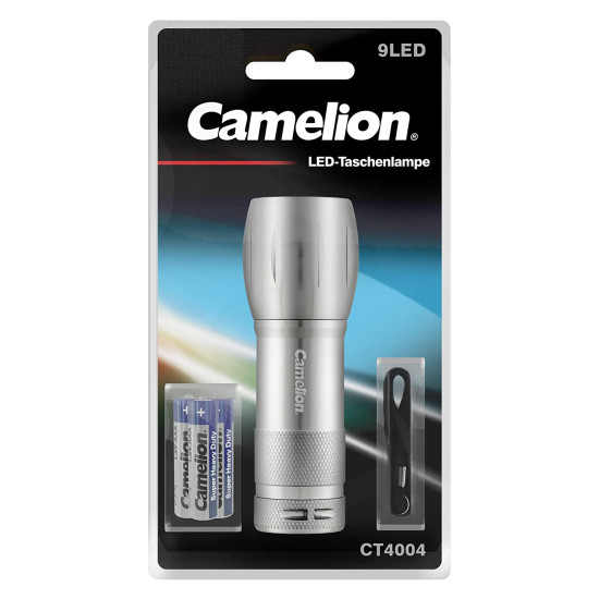 Lanterna cu 9 LED-uri, include 3 x AAA R3, Camelion