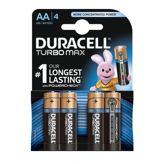 Baterii Alcaline AA LR6 1.5V DuraCell Optimum Cutie 4