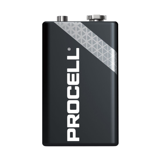 Baterii Alcaline 9V 6F22 6LR61 DuraCell Procell ECO Industrial Cutie 10