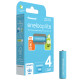 Eneloop Acumulatori Ni-Mh 1.2V AAA R3 550mAh Preincarcati Lite Blister 4