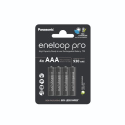 Eneloop Acumulatori Ni-Mh 1.2V AAA R3 930mAh Preincarcati PRO Blister 4