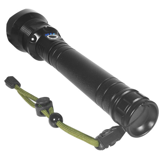Lanterna cu acumulator si ZOOM 1600lm, include 2 x 18650, TL-9137 TED