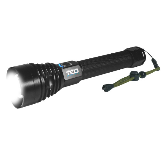 Lanterna cu acumulator si ZOOM 1800lm, include 2 x 18650, TL-8196 TED