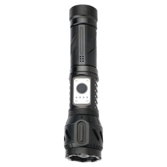Lanterna cu acumulator litiu L26650x1 metal led ZOOM XPH160 1600 lm + power display + cablu incarcare USB tip C TL-8230-4 NEW