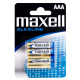 Baterii Alcaline AAA LR3 1.5V Maxell Blister 4