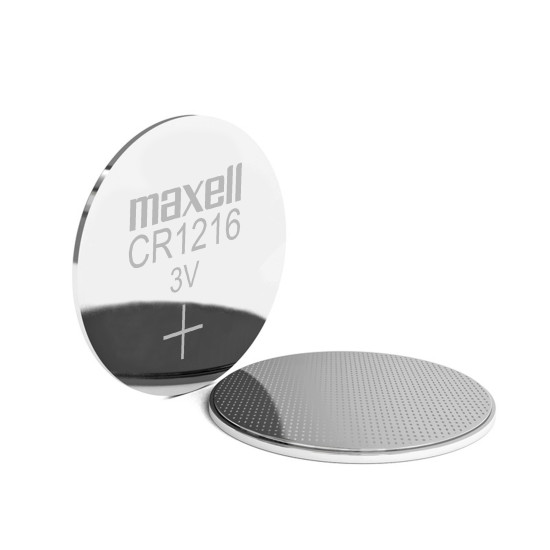 Baterie Litiu 3V CR1216 25mAh, Dimensiuni 12 x 1.6 mm Maxell Blister 1