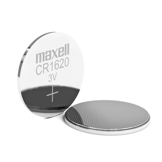 Baterie Litiu 3V CR1620 80mAh, Dimensiuni 16 x 20 mm Maxell Blister 1