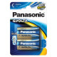 Baterii Alcaline C R14 1.5V Panasonic Evolta Blister 2