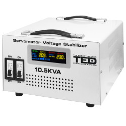 Stabilizator retea maxim 10,5KVA-SVC cu servomotor monofazat TED000033