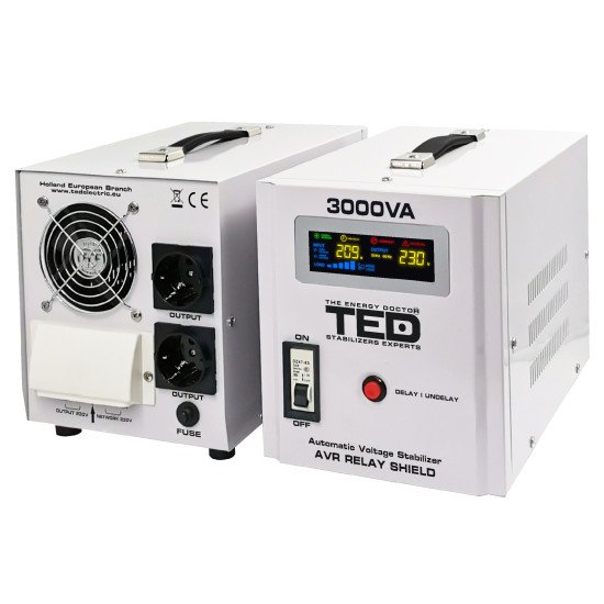 Stabilizator retea maxim 3000VA-AVR RT Series TED000149