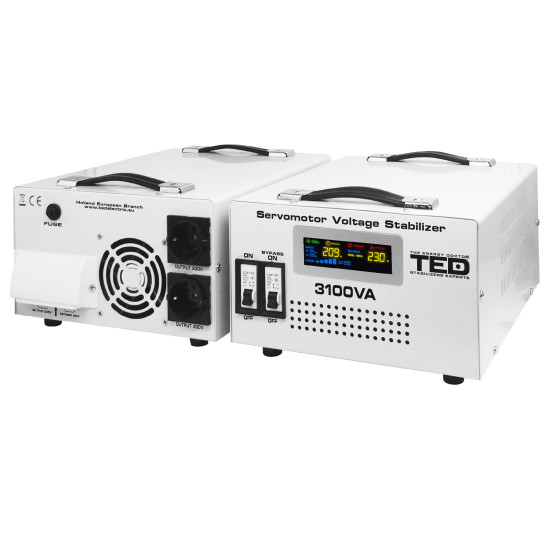 Stabilizator retea maxim 3100VA-SVC cu servomotor monofazat TED000163