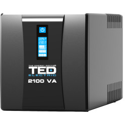 UPS 2100VA 1200W cu Stabilizator si Management, 2x Schuko, Ecran LCD si 2x Acumulator 12V 9Ah, TED Electric TED004659