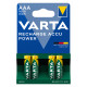 Baterie Reincarcabila Varta AAA LR3 Acumulatori Preincarcati Ni-MH 1.2V 1000mAh Blister 4