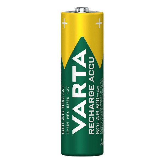 Baterie Reincarcabila Varta AA LR6 Acumulatori Preincarcati Ni-MH 1.2V 800mAh Blister 2 Solar