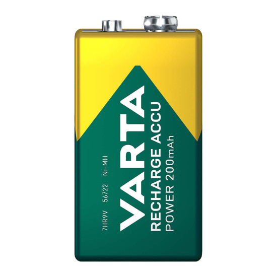 Varta Acumulator 9V 200mAh Preincarcat Ni-MH 6LR61 6LF22