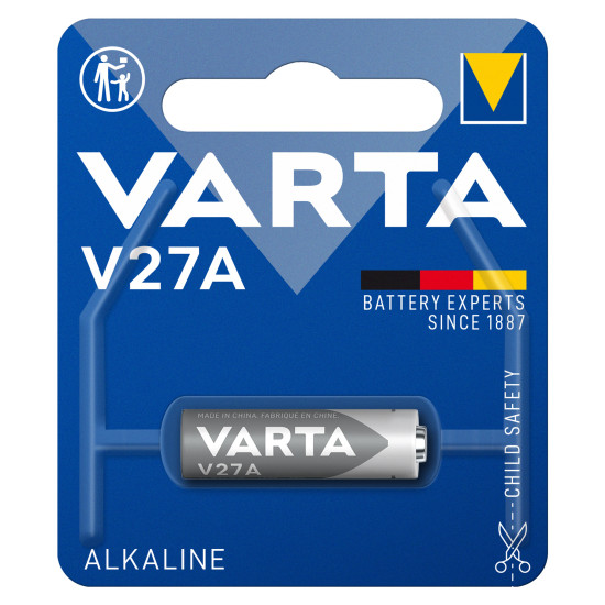 Baterie Alcalina A27 27A LR27 12V Varta Blister 1