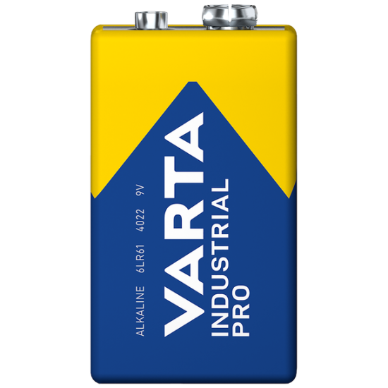 Baterii Alcaline 9V 6F22 6LR61 Varta Cutie 20