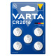 Baterie Litiu 3V CR2016 90mAh, Dimensiuni 20 x 1.6 mm Varta Blister 5