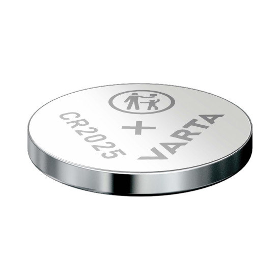 Baterie Litiu 3V CR2025 170mAh, Dimensiuni 20 x 2.5 mm Varta Blister 5