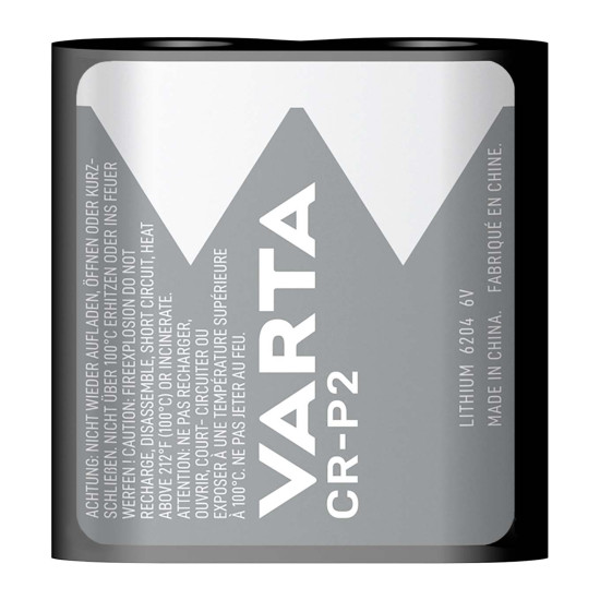 Baterie Litiu 6V CRP2 CR-P2 1450mAh, Dimensiuni 35 x 19.5 x 36 mm Varta Blister 1