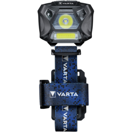 Varta lanterna de cap Work Flex MotionSensor H20 Led 3W + COB/ 150Lm/ 20h/ 78m/ IP54 incl 3xAAA(R3) V18648 (1/4)