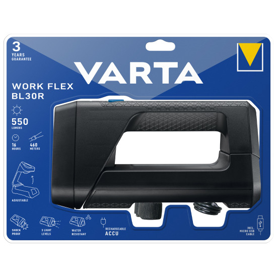 Lanterna cu LED 5W CREE BL30R si acumulator IPX4, 550lm 430 metri, 18684 Varta