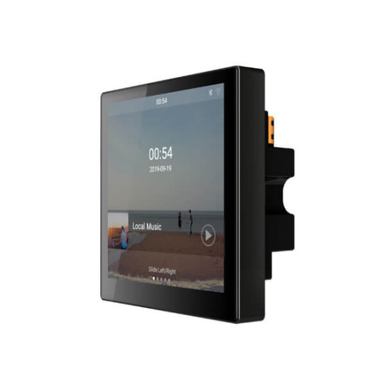 Amplificator stereo de perete 2x10W DSPPA DM839 cu microUSB/microSD/Bluetooth/WIFI si AUX cu ecran LED 4", Intercom