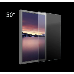 Protectie plexiglass pentru carcase de 50" Multibrackets MB-4905, 1180x705x1mm, transparent