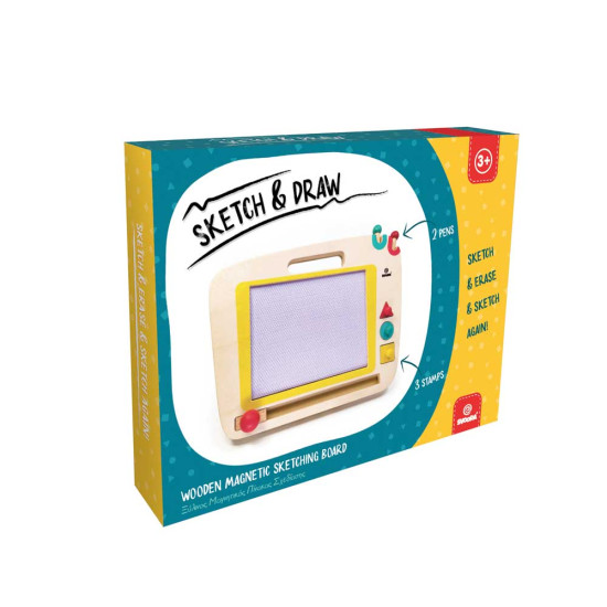 Tabla magnetica pentru scris si desenat cu 3 stampile Svoora