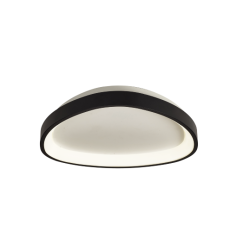 Plafoniera Mars 35W 1750lm 3000K 420mm, negru, Erste