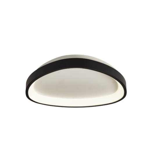 Plafoniera Mars 35W 1750lm 3000K 420mm, negru, Erste