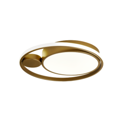 Plafoniera Yumo 36W 198lm 4000K 420mm, auriu, Erste