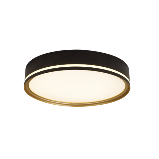 Plafoniera Cleo 32W 1920lm 4000K, negru, Erste