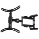 Suport TV de perete Hama FULLMOTION 165 cm (65 ") 2 brate negru