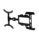 Suport TV de perete Hama FULLMOTION 165 cm (65 ") 2 brate negru