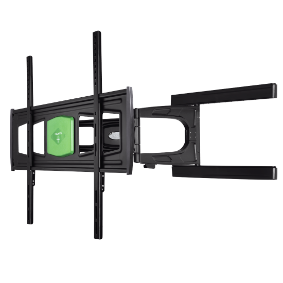 Suport TV Hama Ultraslim FULLMOTION 165 cm 2 brate negru