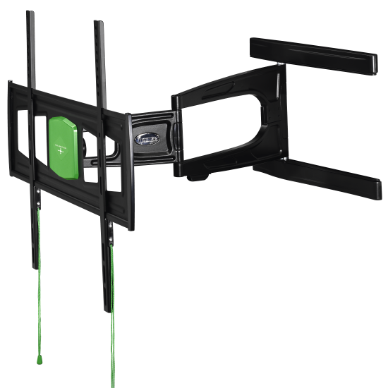 Suport TV Hama Ultraslim FULLMOTION 165 cm 2 brate negru