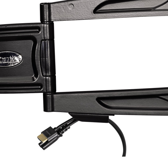 Suport TV Hama Ultraslim FULLMOTION 165 cm 2 brate negru