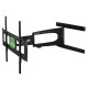 Suport TV Hama Ultraslim FULLMOTION 165 cm 2 brate negru