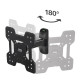 Suport TV de perete Hama FULLMOTION 1 brat VESA 200x200 122cm (48 ") negru