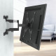 Suport TV`de perete Hama FULLMOTION Ultraslim 400x400 165 cm (65 ") negru