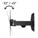 Suport TV de perete Hama FULLMOTION 200x200 122cm(48") 1 brat negru